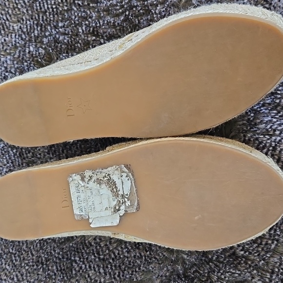 Dior Granville 62K Gold Espadrilles - Picture 11 of 11